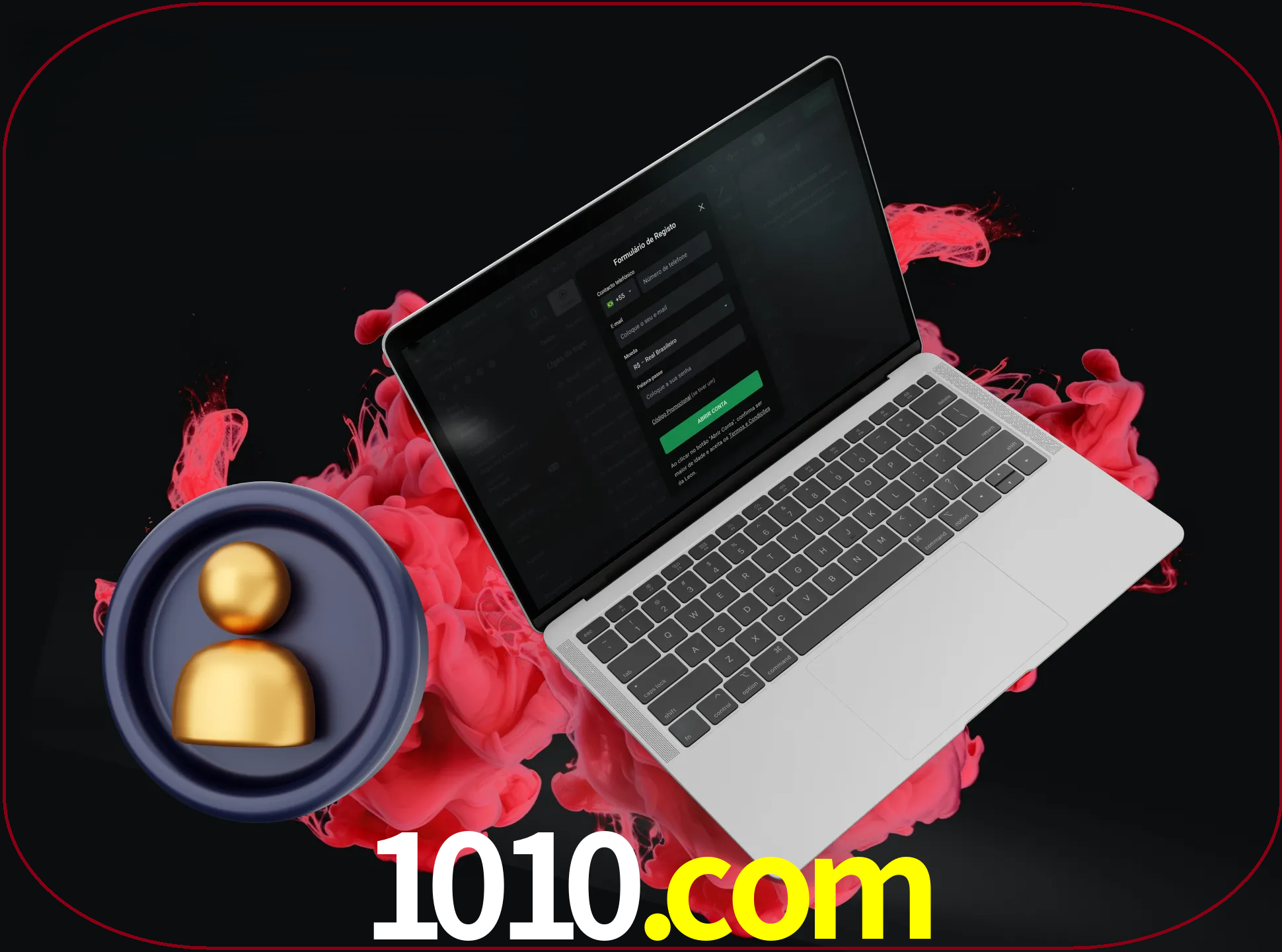 No cabeçalho do site 1010, clique no botão que o levará a um formulário especial onde terá de introduzir as suas informações actuais.