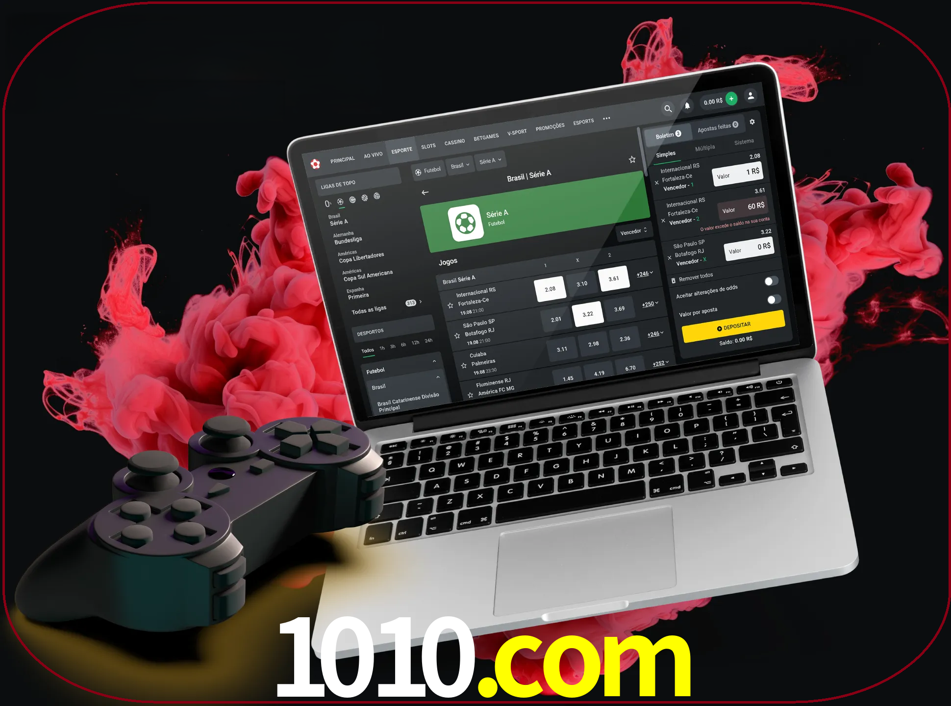 Visite a secção especial de jogos de vídeo em 1010 para descobrir em que jogos pode apostar e ganhar muito dinheiro.